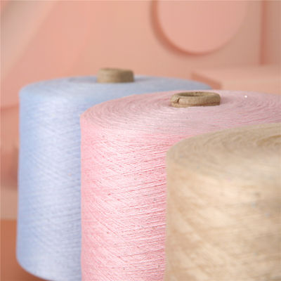Recyclable Durable Polyester Ring Spun Yarn , Multi Function Ring Spun Polyester Yarn